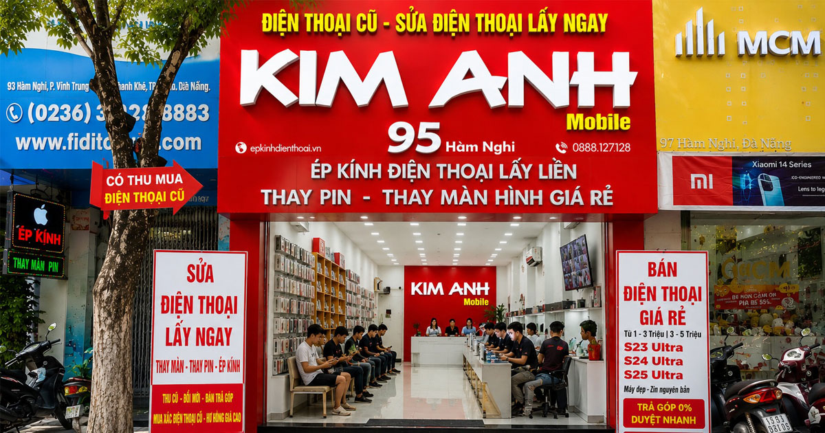 Một Ngày Làm Việc Thực Tế Tại Kim Anh Mobile 95 Hàm Nghi Đà Nẵng
