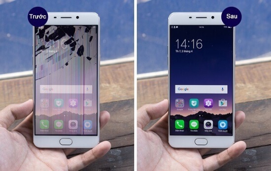 Thay màn hinh oppo f1 plus giá rẻ đà nẵng