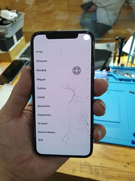 Thay ép kính điện thoại iphone x, xr, xs, xs max giá rẻ tại đà nẵng