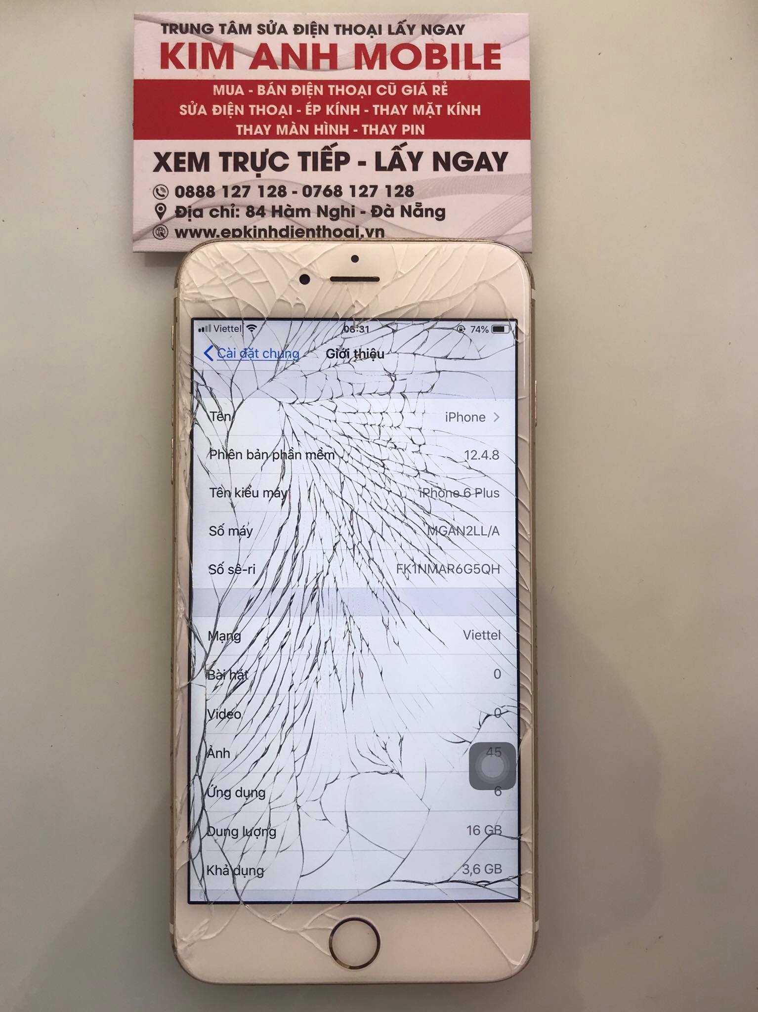Cửa hàng ép kính iphone 7 plus chất lượng tại đà nẵng