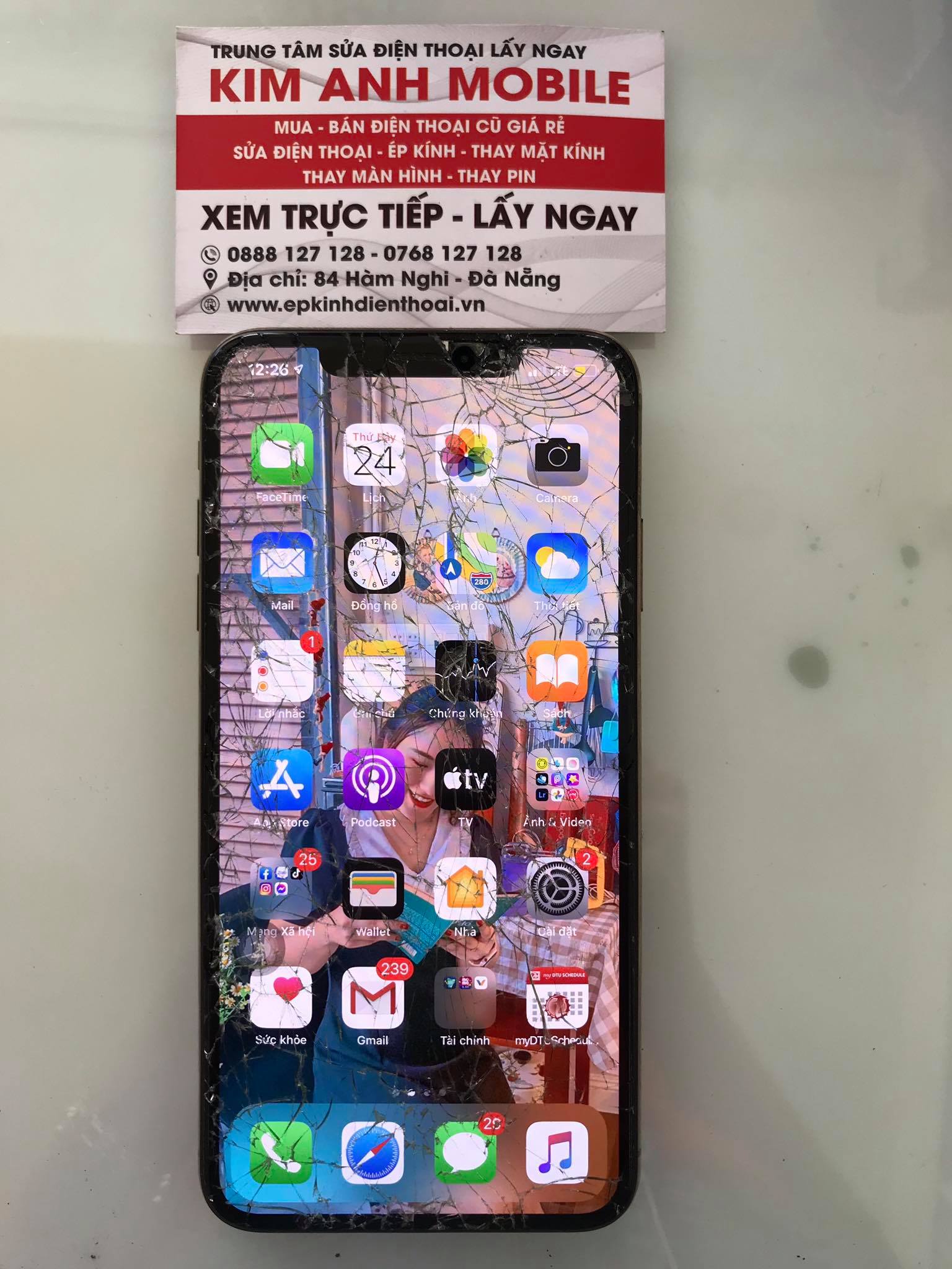 Cách phân biệt thay mặt kính iphone x chính hãng và thay màn hình