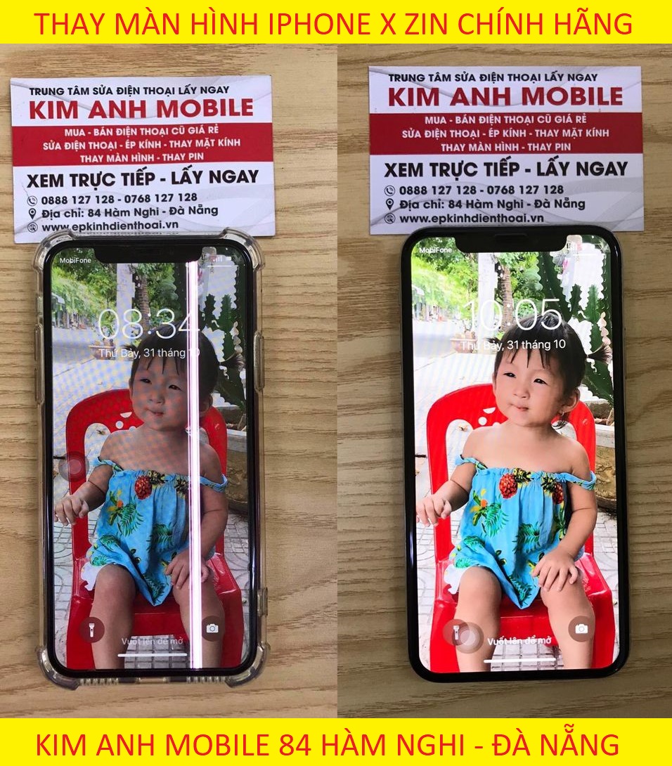 Cửa hàng ép kính, thay màn hình iphone x giá rẻ tại đà nẵng