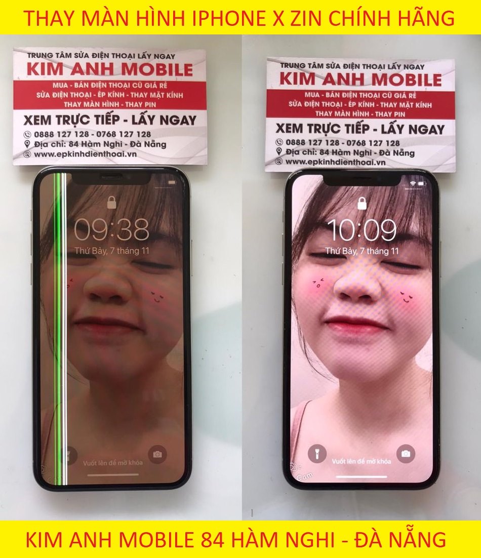 Địa chỉ thay màn hình iphone x giá rẻ tại đà nẵng