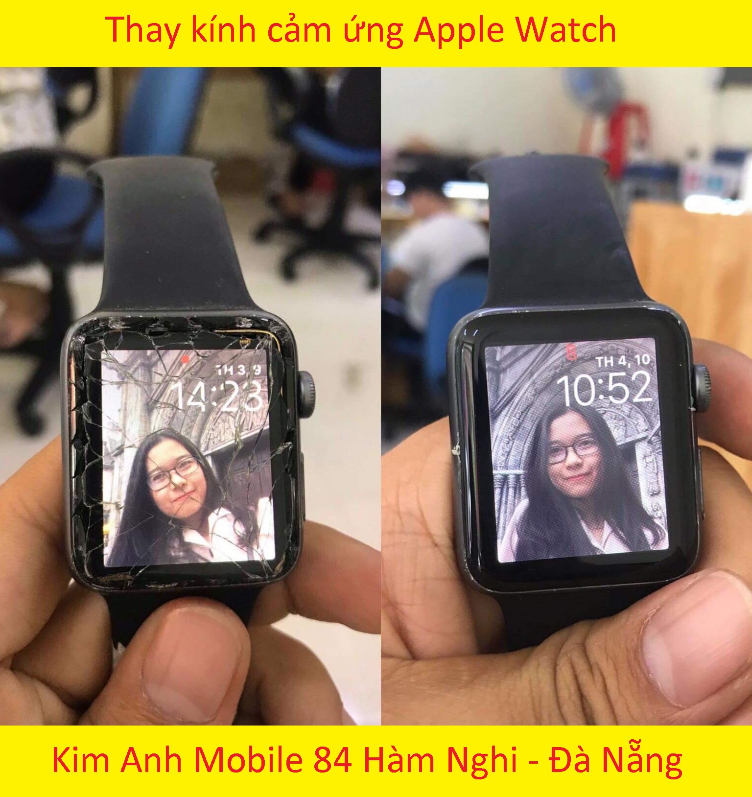 Báo Giá ép kính apple watch series 3 tốt nhất tại đà nẵng