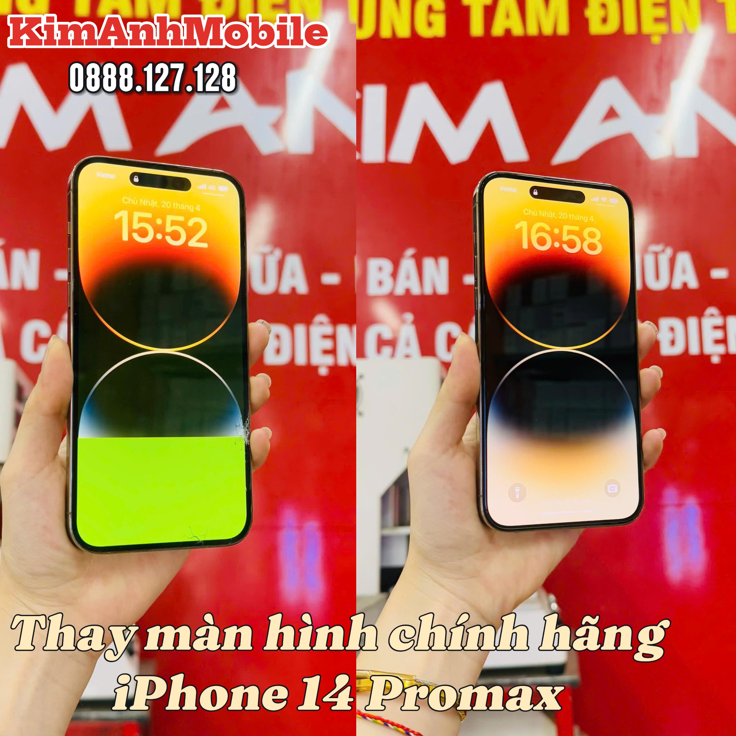 Màn Hình iPhone 14 Pro Max Zin Chính Hãng Tại Đà Nẵng – Lấy Ngay Tại Kim Anh Mobile