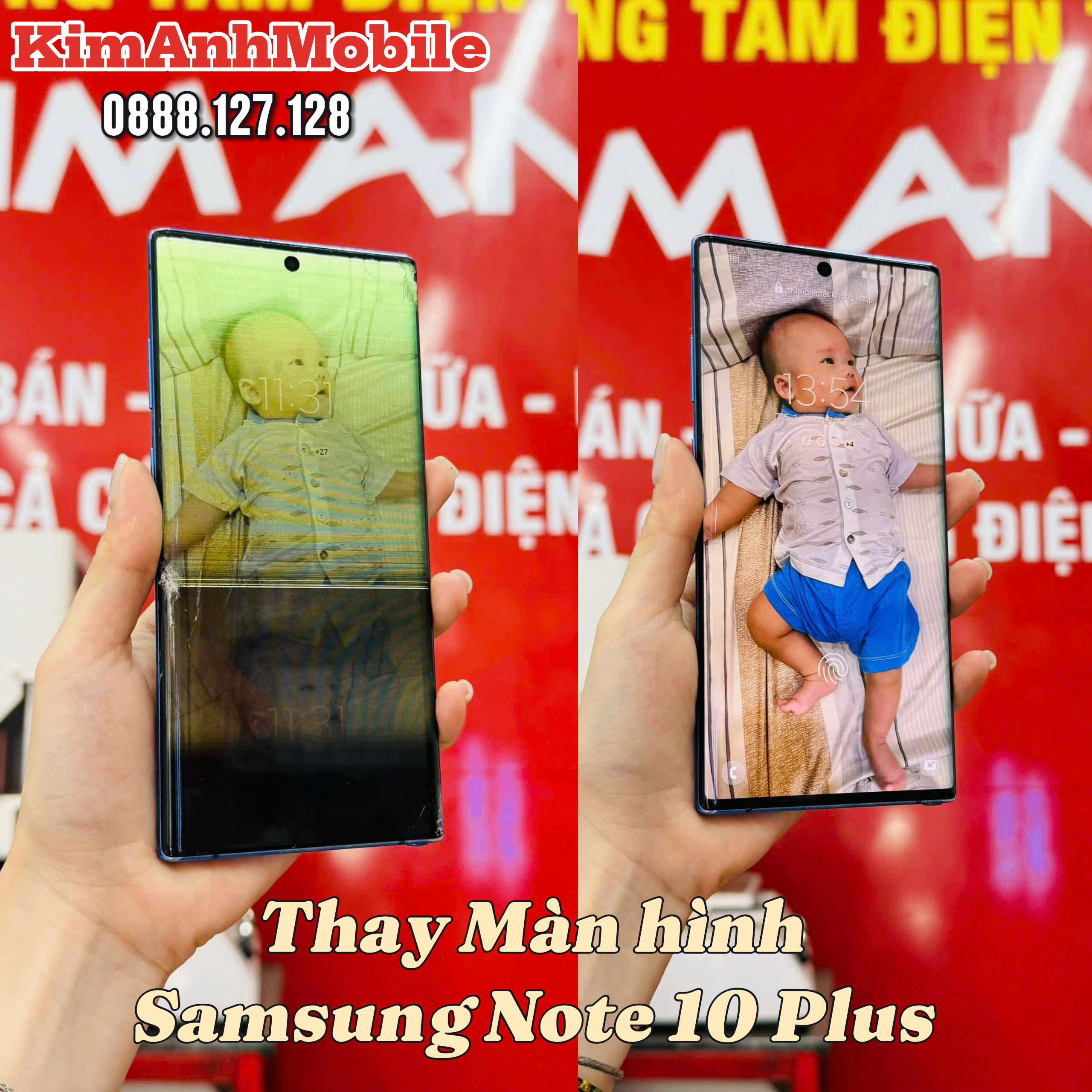 Màn Hình Samsung Note 10 Plus Chính Hãng Tại Kim Anh Mobile Đà Nẵng – Lấy Ngay, Bảo Hành Dài Hạn