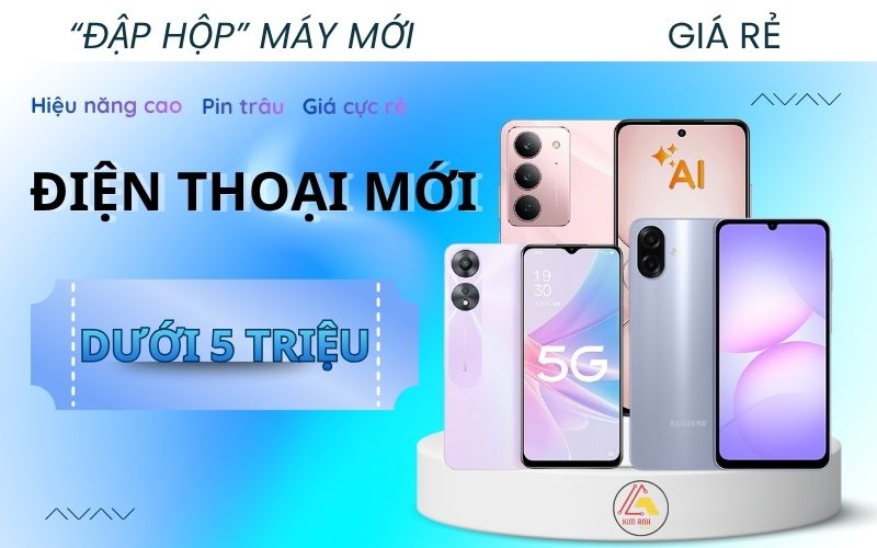 Điện thoại giá rẻ dưới 5 triệu đồng đáng mua nhất | Thu cũ đổi mới không bù tiền
