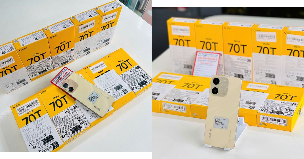 Realme Note 70T có gì hot? Smartphone giá rẻ pin trâu, đáng mua nhất phân khúc phổ thông