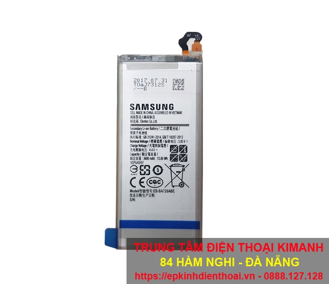 Thay pin samsung galaxy A710/ A7 2016 chính hãng, lấy liền tại Đà Nẵng