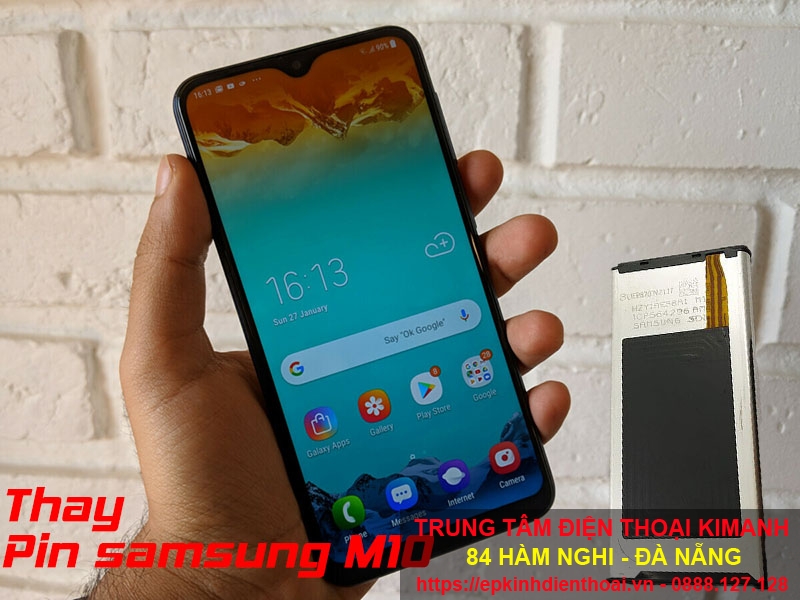 Thay pin samsung M10 giá rẻ, chất lượng cao