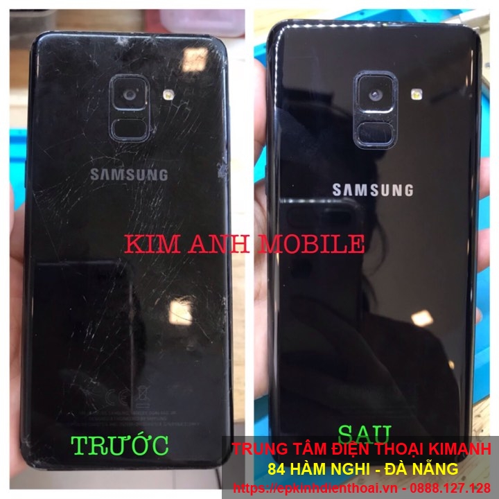 thay nắp lưng samsung A8