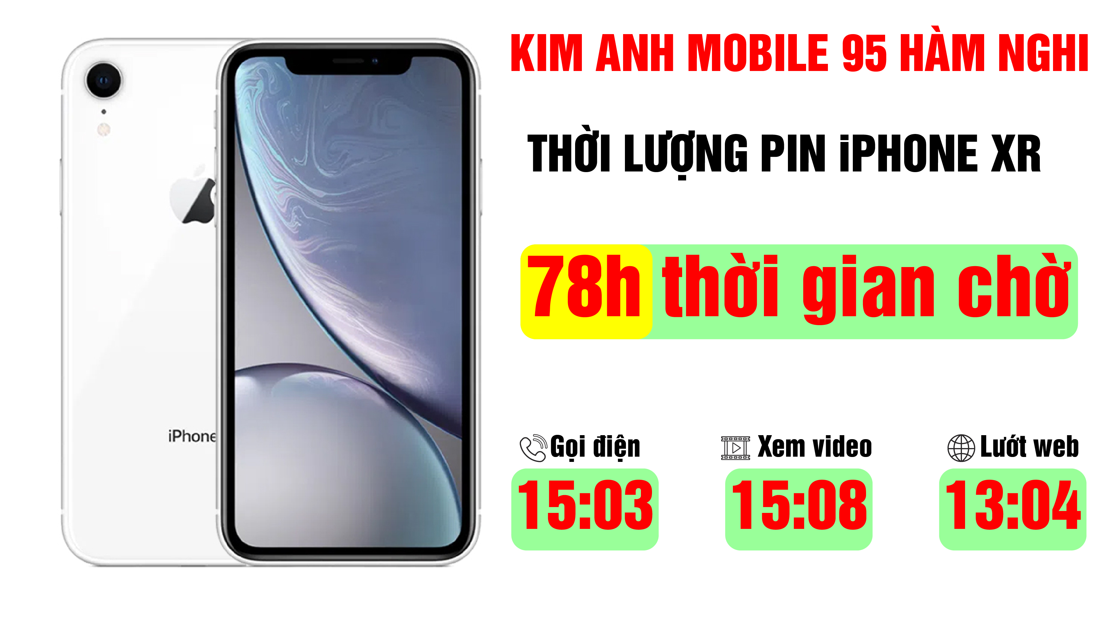 Thay pin iPhone XR tại Đà Nẵng