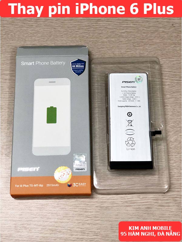 Thay pin iPhone 6, 6 Plus, 6s, 6s Plus tại Đà Nẵng