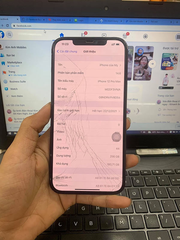 Ép kính, Thay mặt kính iPhone 12, 12 Pro, 12 Pro Max, 12 Mini tại Đà Nẵng