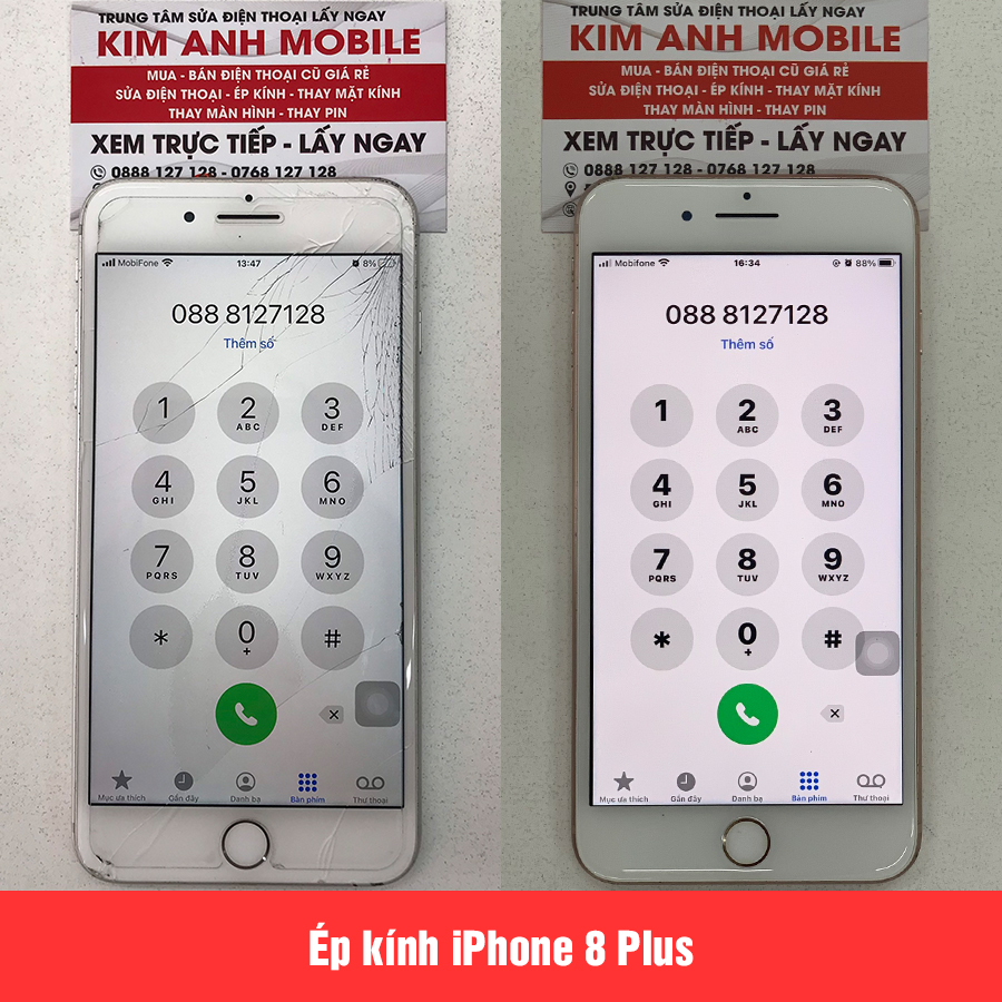 Thay mặt kính iPhone 8, 8 Plus tại Đà Nẵng