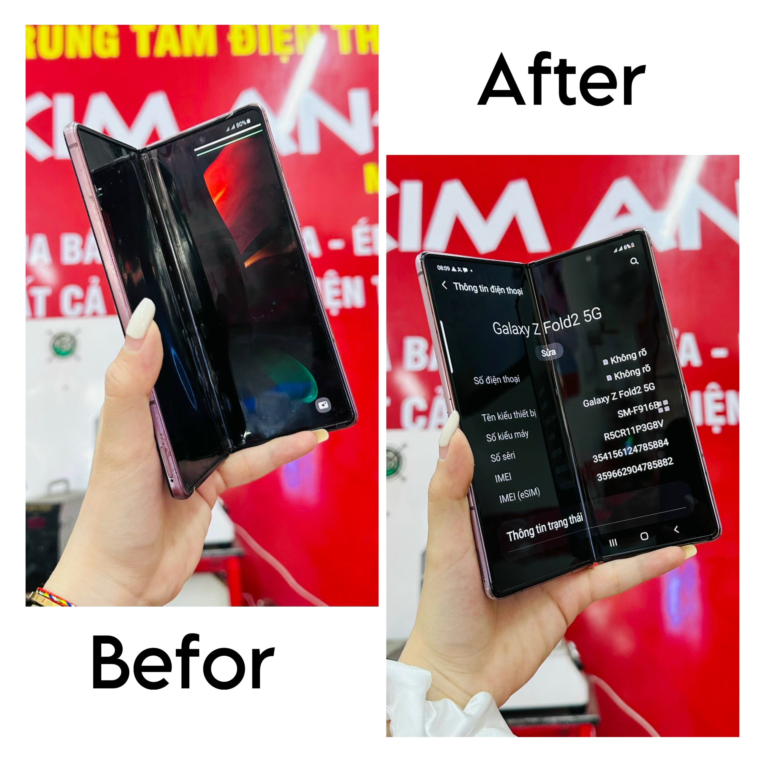 Thay Màn Hình Samsung Z Fold 2 Tại Đà Nẵng