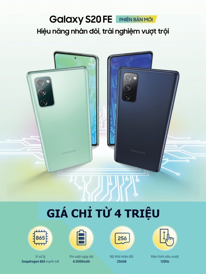 Điện Thoại Samsung S20 FE - 6/128GB - Tại Kim Anh Mobile