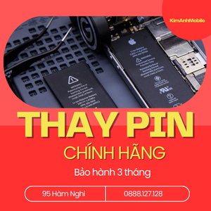 Báo Giá thay pin iPhone tại Kim Anh Mobile