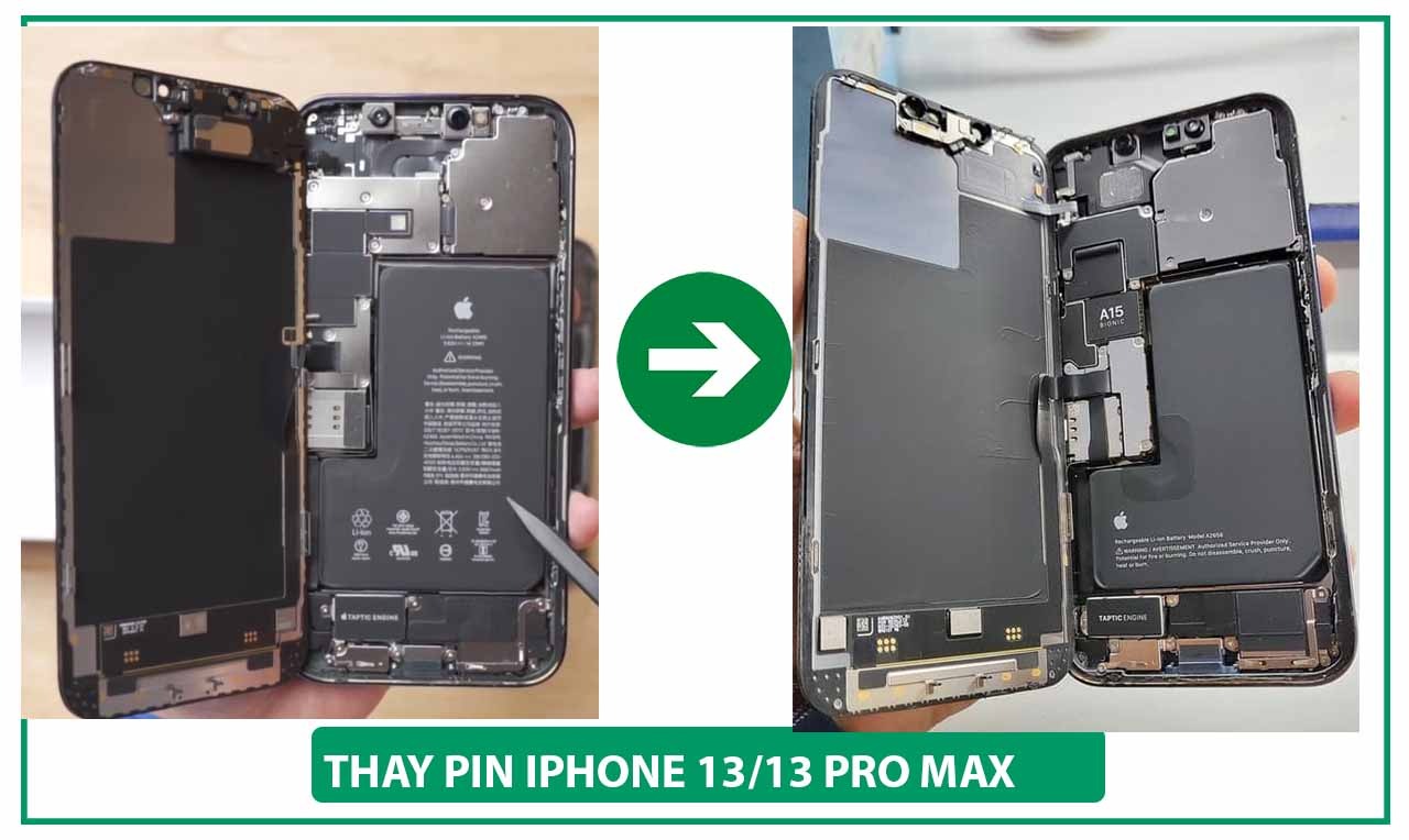 Thay pin iPhone 13 Pro Max giá rẻ tại Đà Nẵng