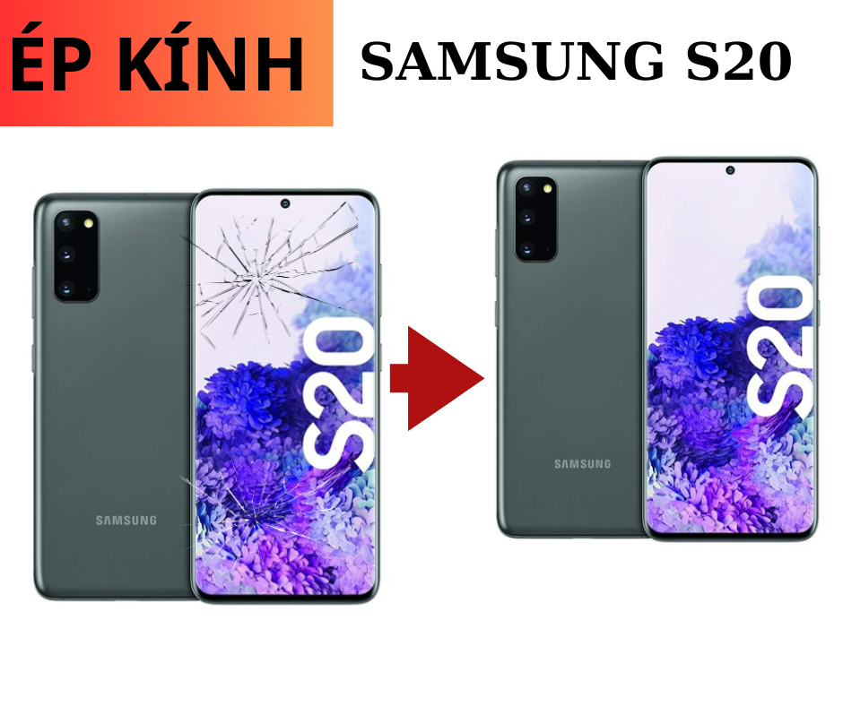 Ép kính Samsung S20 tại Đà Nẵng lấy ngay