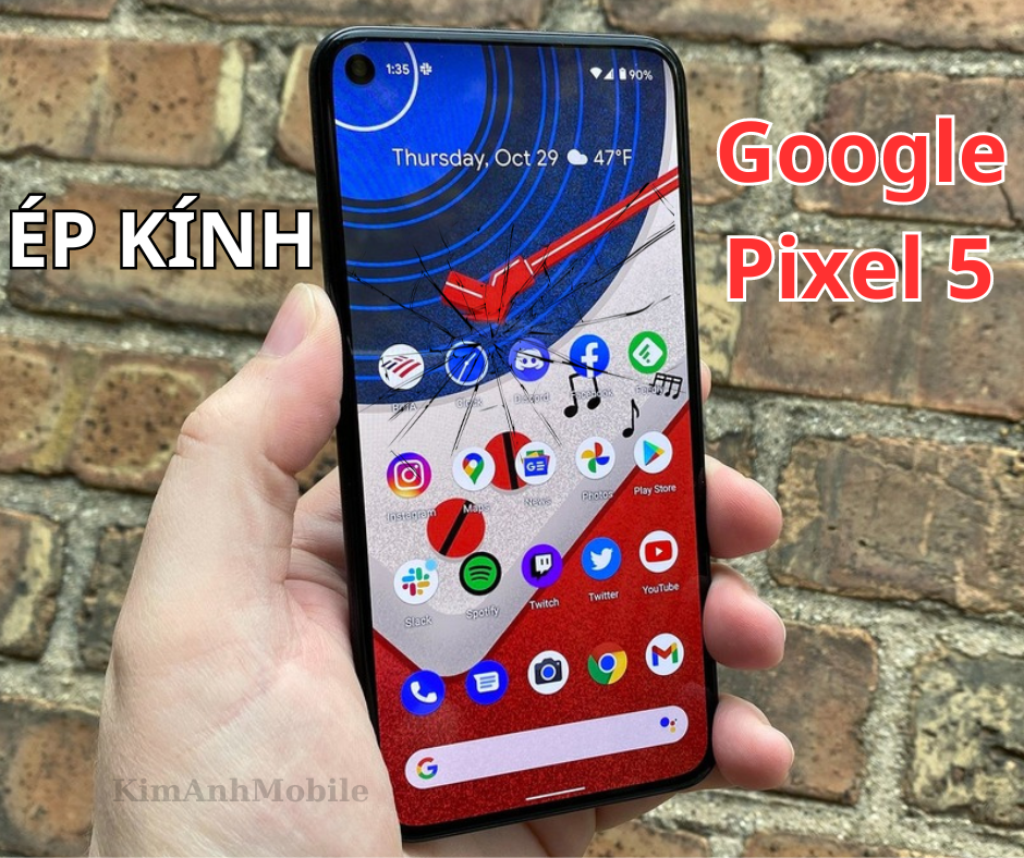 Ép kính, Thay mặt kính điện thoại Google Pixel 5 5G Uy tín tại Đà Nẵng
