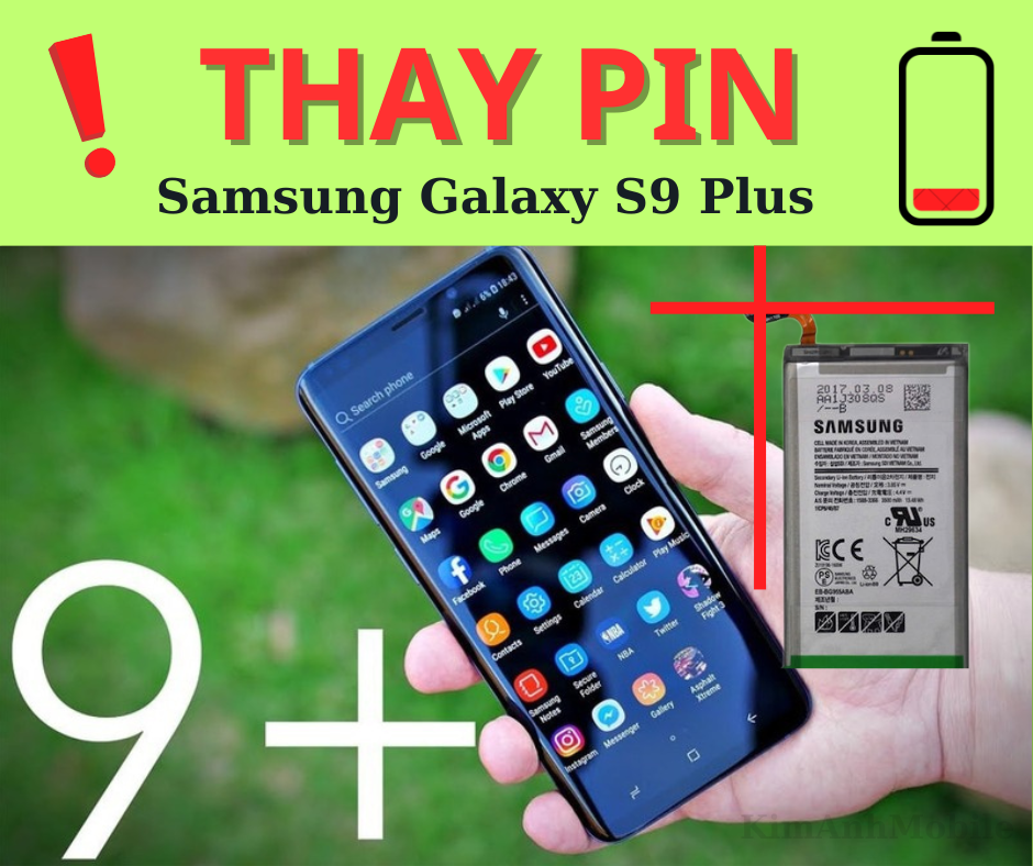 Thay pin Samsung S9 Plus giá rẻ tại Hàm Nghi Đà Nẵng