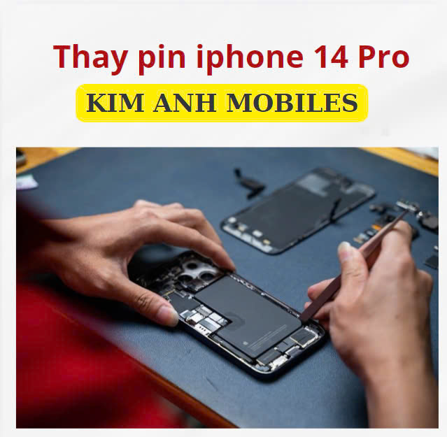 Thay pin 14 Pro tại Kim Anh mobiles