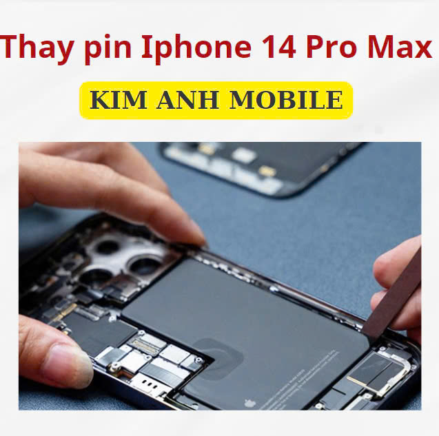 Thay pin 14 Pro Max tại Kim Anh Mobiles