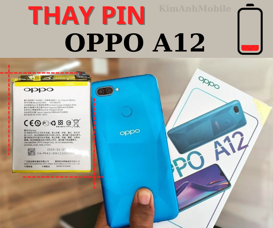 Thay Pin Oppo A12 Uy tín tại Đà Nẵng