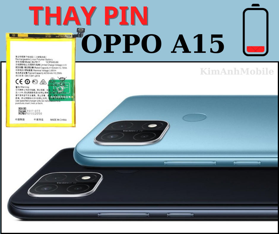Thay Pin Oppo A15 Uy Tín Tại Đà Nẵng