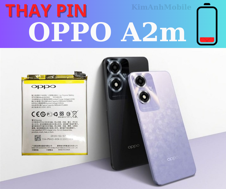 Thay Pin Oppo A2m Uy Tín Tại Đà Nẵng