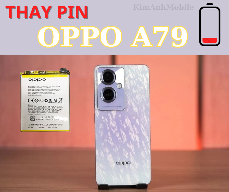 Thay Pin Oppo A79 Giá rẻ tại Đà Nẵng
