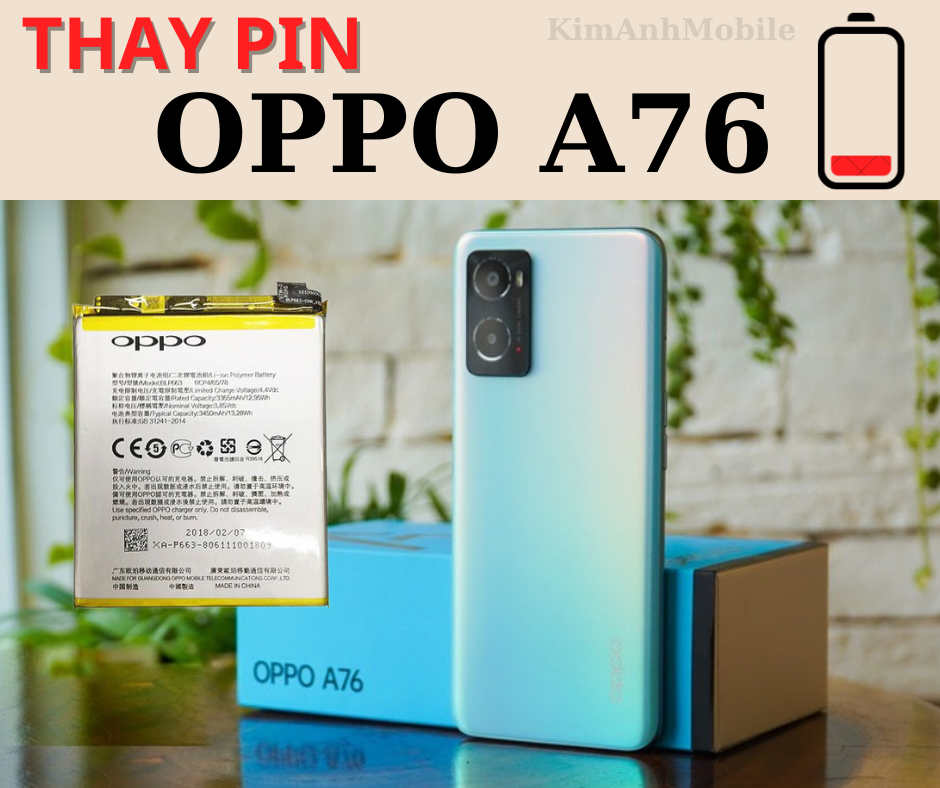 Thay Pin Oppo A76 Chất Lượng Tại Đà Nẵng