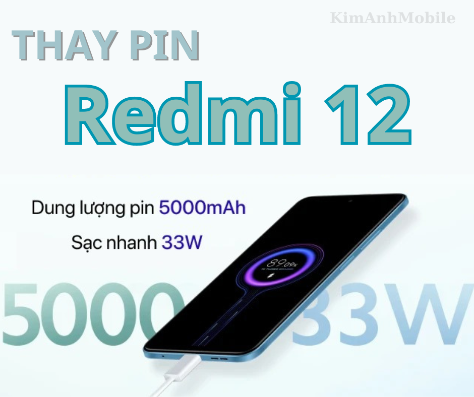 Thay Pin Redmi 12 tại Đà Nẵng