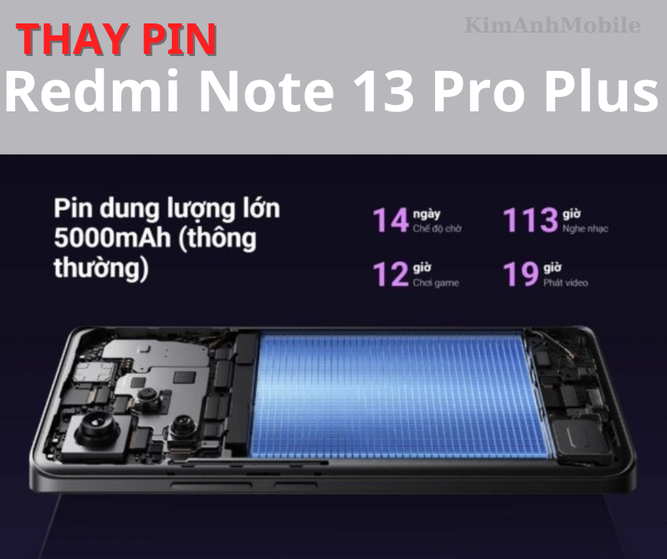 Thay Pin Redmi Note 13 Pro Plus tại Đà Nẵng