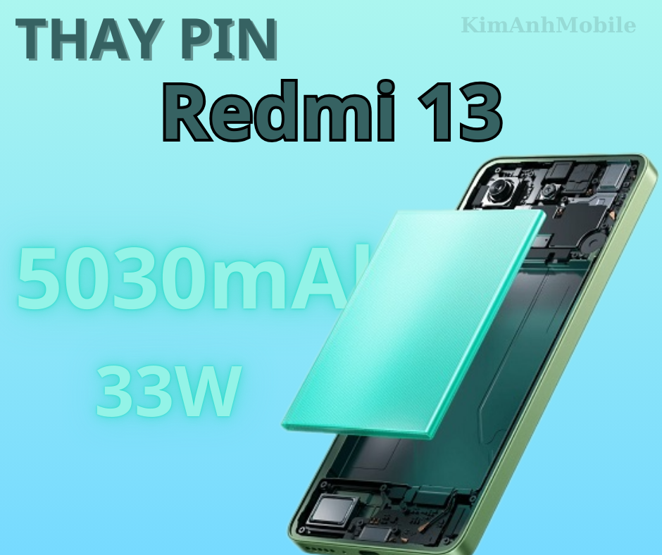 Thay pin Redmi 13 giá rẻ lấy ngay tại Đà Nẵng