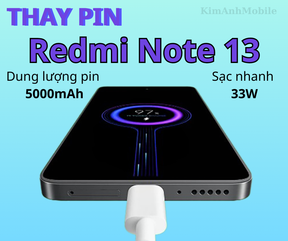 Thay pin Redmi Note 13 giá rẻ lấy ngay tại Đà Nẵng