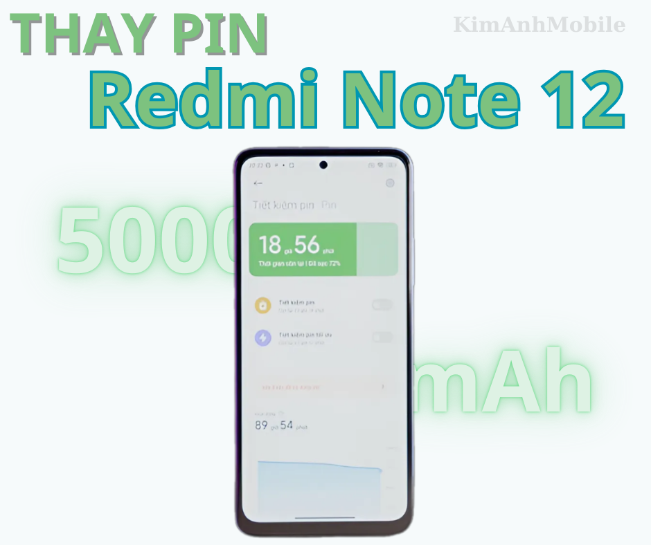 Thay pin Redmi Note 12 5G giá rẻ lấy ngay tại Đà Nẵng