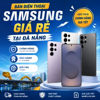 Banner quảng cáo điện thoại Samsung chính hãng giá rẻ tại Kim Anh Mobile Đà Nẵng
