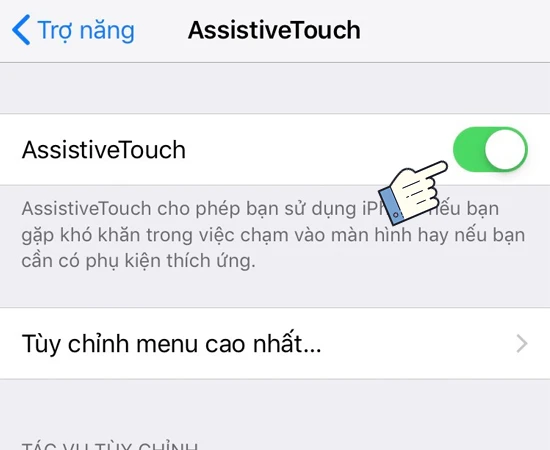 Hướng dẫn bật AssistiveTouch trên iPhone nhanh chóng tại Kim Anh Mobile Đà Nẵng