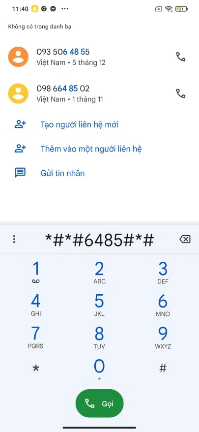 Hướng dẫn cách kiểm tra thông tin điện thoại Xiaomi bằng mã lệnh tại Kim Anh Mobile Đà Nẵng.