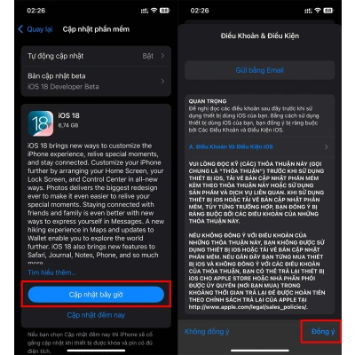 Hướng dẫn cập nhật phần mềm iOS 18.6.2 trên iPhone tại Kim Anh Mobile Đà Nẵng.