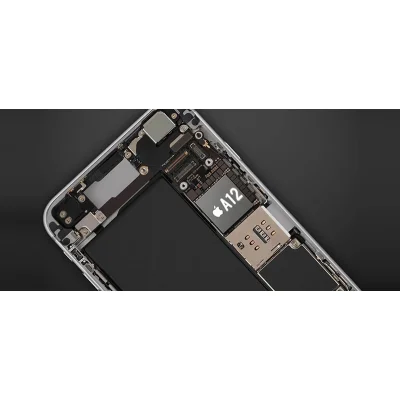 Chip Apple A12 và linh kiện bên trong điện thoại iPhone chính hãng tại Kim Anh Mobile Đà Nẵng.