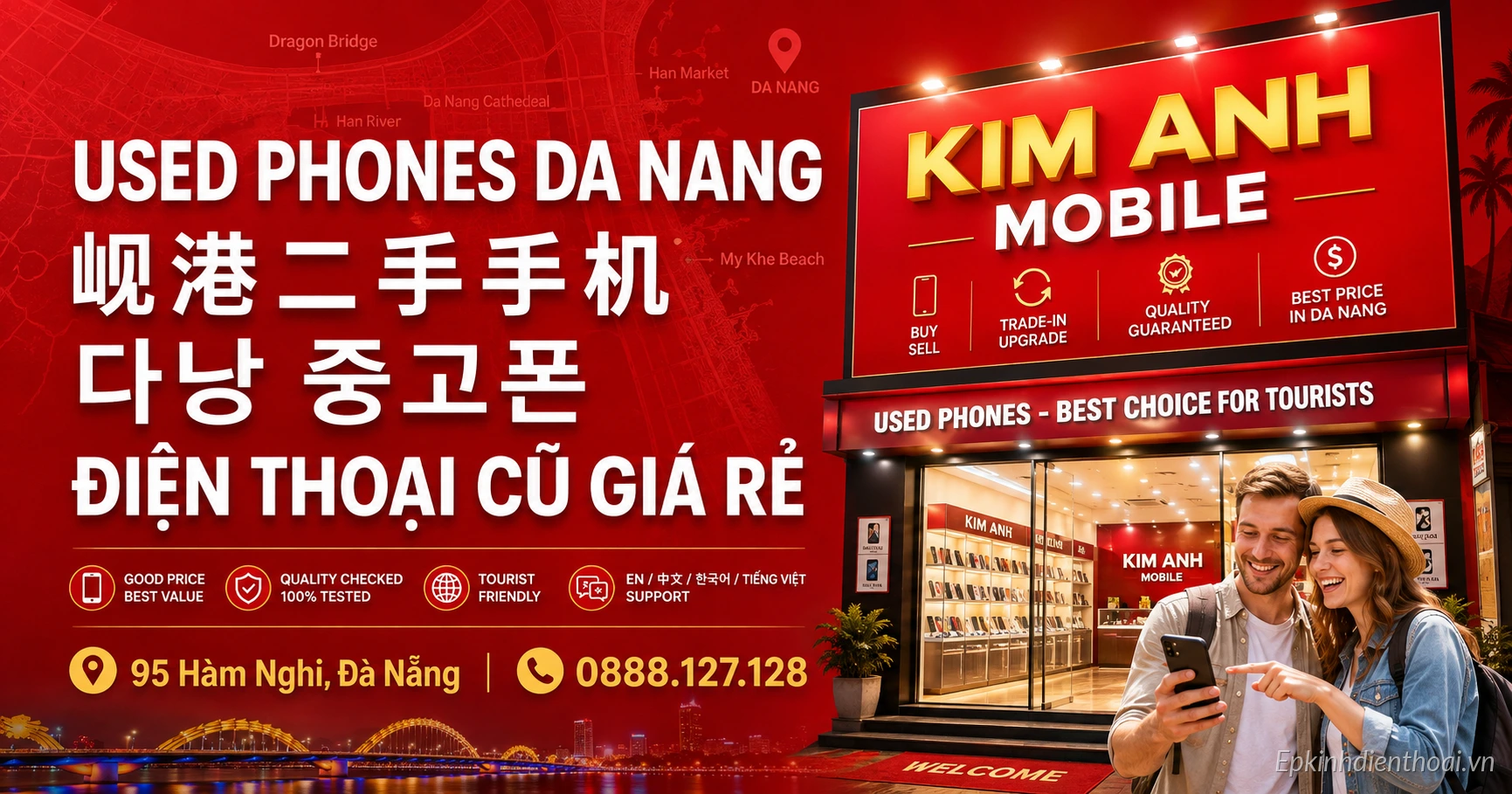 Mua bán điện thoại cũ giá rẻ, thu cũ đổi mới tại Kim Anh Mobile Đà Nẵng