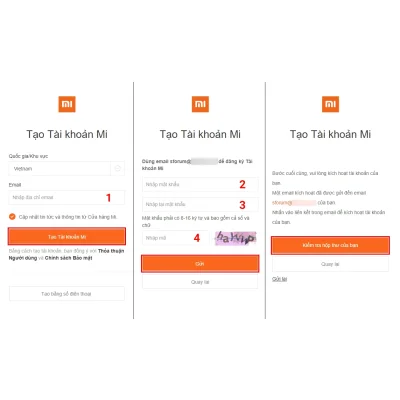 Hướng dẫn chi tiết cách tạo tài khoản Mi Xiaomi nhanh chóng, dễ dàng tại Kim Anh Mobile Đà Nẵng.