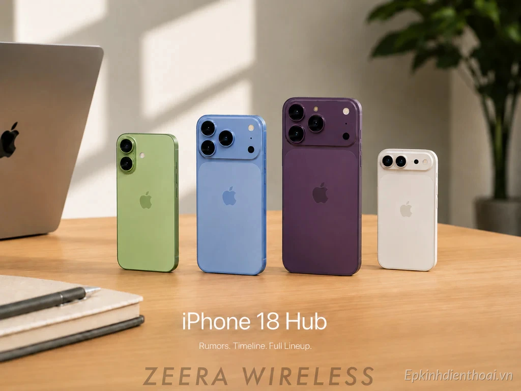 Hình ảnh concept iPhone 18 và tin đồn mới nhất tại Kim Anh Mobile Đà Nẵng