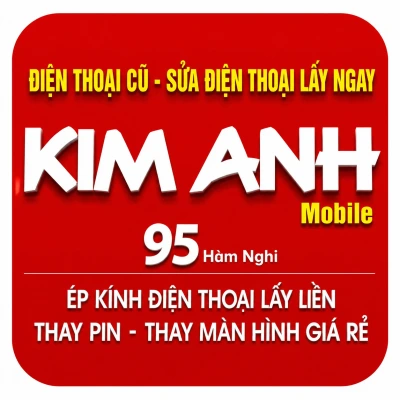 Logo Kim Anh Mobile chuyên sửa điện thoại, ép kính, thay màn hình giá rẻ Đà Nẵng.