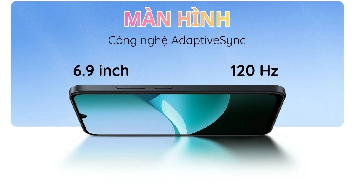 Màn hình điện thoại công nghệ AdaptiveSync 6.9 inch 120Hz chất lượng cao tại Kim Anh Mobile Đà Nẵng