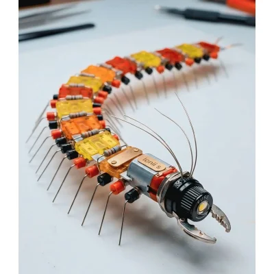 Robot sáng tạo làm từ linh kiện điện tử độc đáo tại Kim Anh Mobile Đà Nẵng