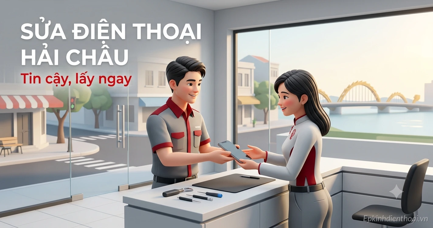 Sửa điện thoại Hải Châu tin cậy, lấy ngay tại Kim Anh Mobile Đà Nẵng